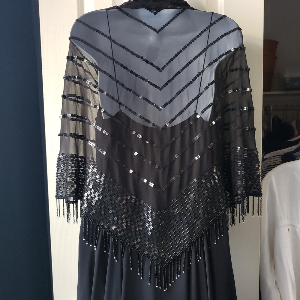 ✅SOLD✅ Silk LAUREN Ralph Lauren Evening Gown 12 - Picture 5 of 12